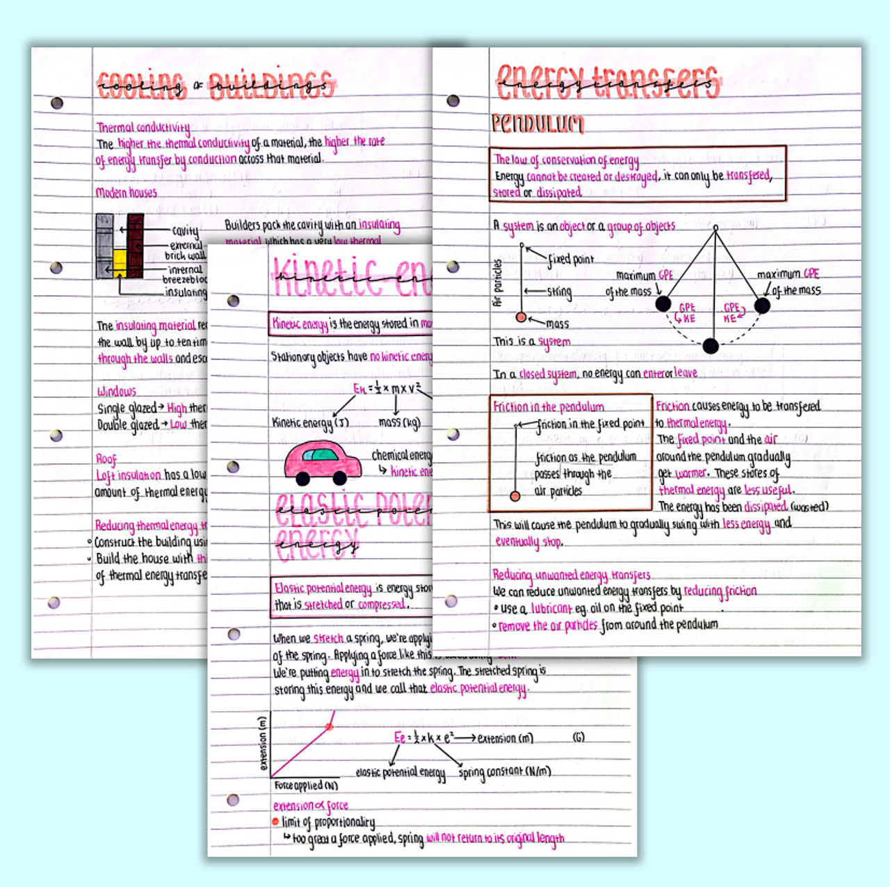GCSE Physics Energy Notes