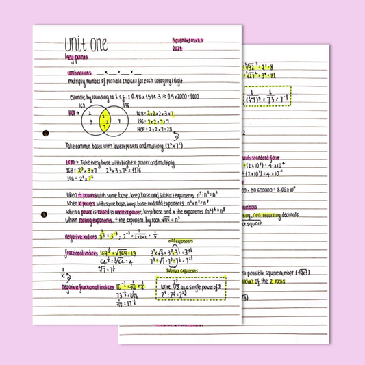 GCSE Maths Number Revision Notes